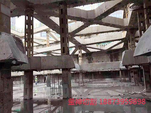 江西宜春丰城高铁-支撑梁切割